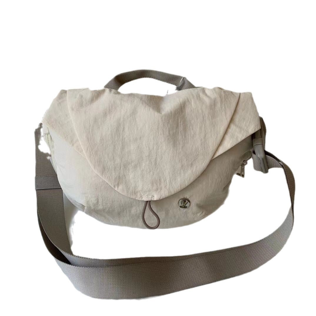 Magnetic bag sports crossbody bag for women fitness cycling waist bag nylon dumpling shoulder bag for men
