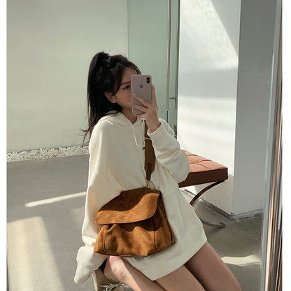 Songmont Yamashita Arimatsuzato Forget Series Pottery Bucket Bag Autumn and Winter New Large Capacity Shoulder Crossbody Bucket Bag