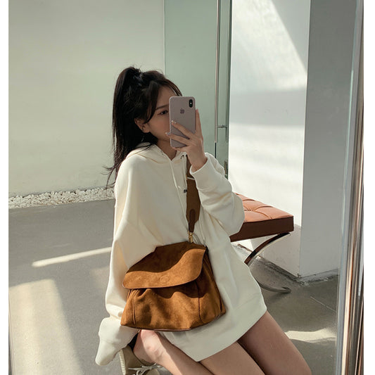 Songmont Yamashita Arimatsuzato Forget Series Pottery Bucket Bag Autumn and Winter New Large Capacity Shoulder Crossbody Bucket Bag