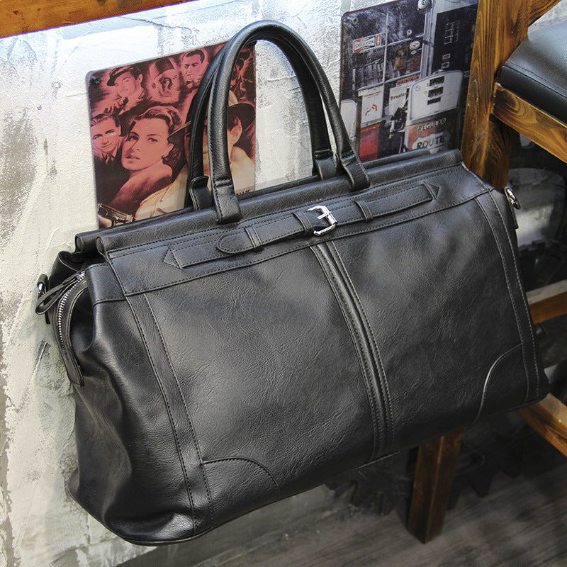 New travel bag, simple and versatile handbag, Korean style luggage bag, large capacity short-distance travel shoulder bag, fitness bag