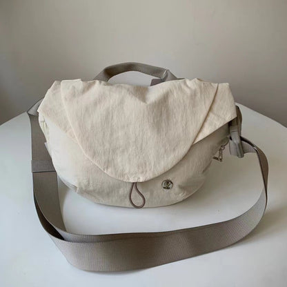 Magnetic bag sports crossbody bag for women fitness cycling waist bag nylon dumpling shoulder bag for men